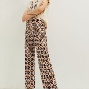 THE COLETTE CROPPED WIDE-LEG PANTS BY MAEVE